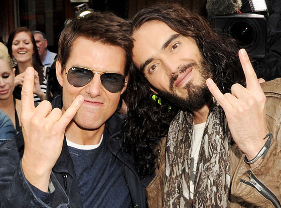 Tom Cruise, Russell Brand Tom Cruise, Russell Brand